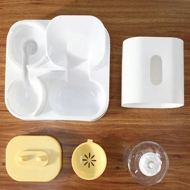 Pet Food & Water Feeder Set